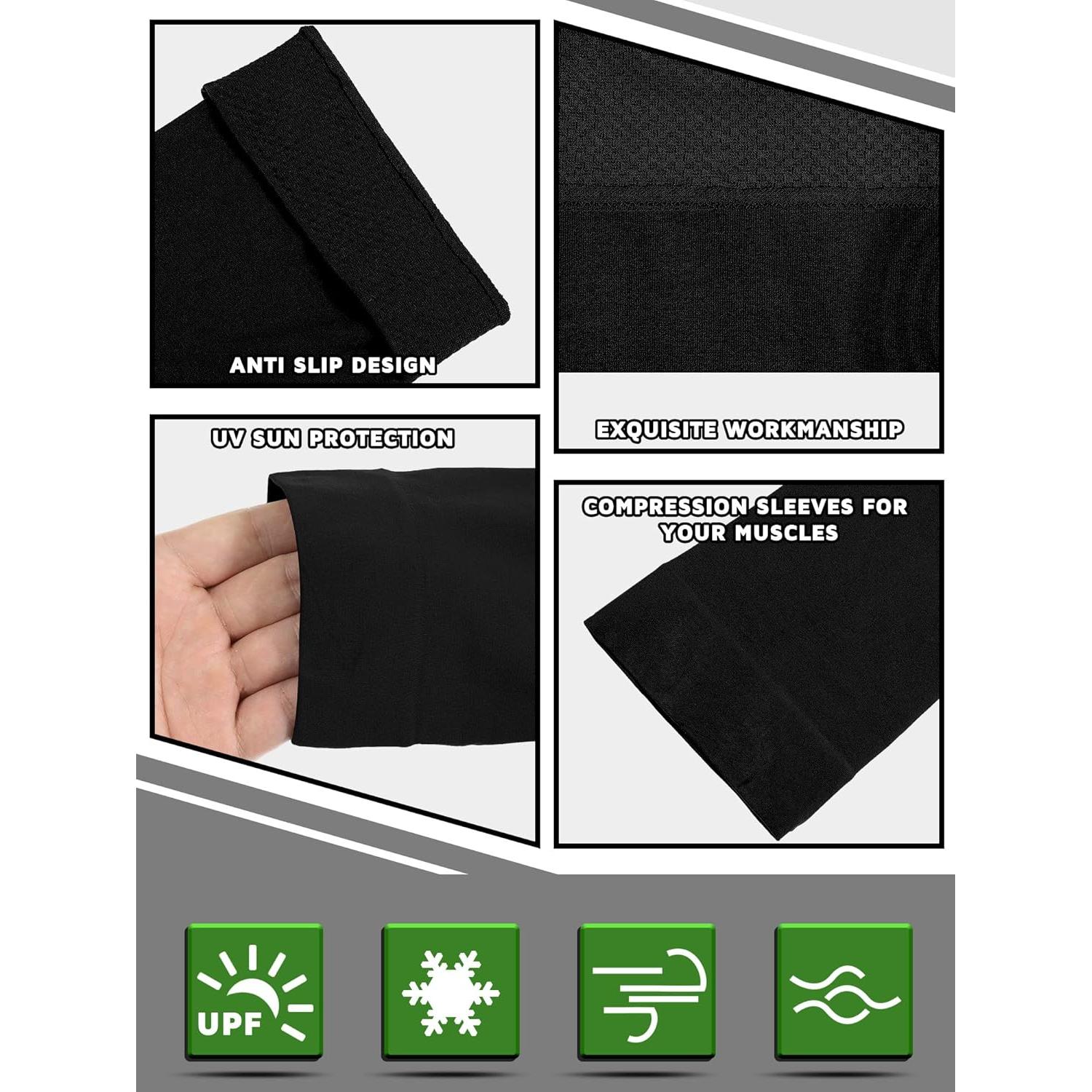 Mangas de Enfriamiento Foaincore 4 Pares Talla Única UV 50