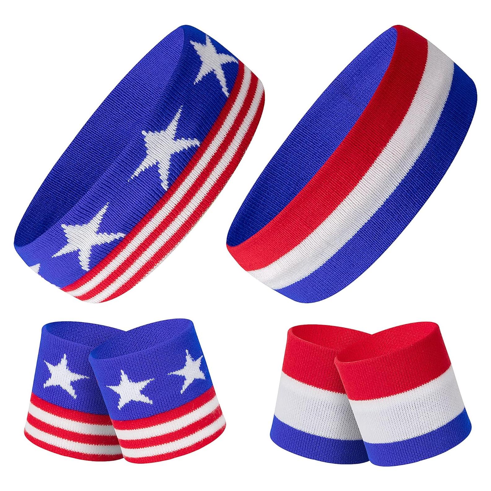 Conjunto de Banda de Sudor SHANGXING - Bandera Americana