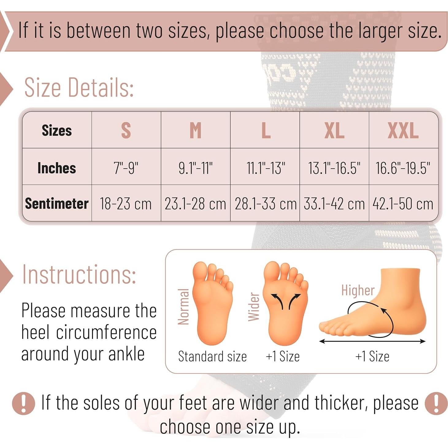 Férula para Tobillo DR. JK Pequeña Cobre y Negro Compresión