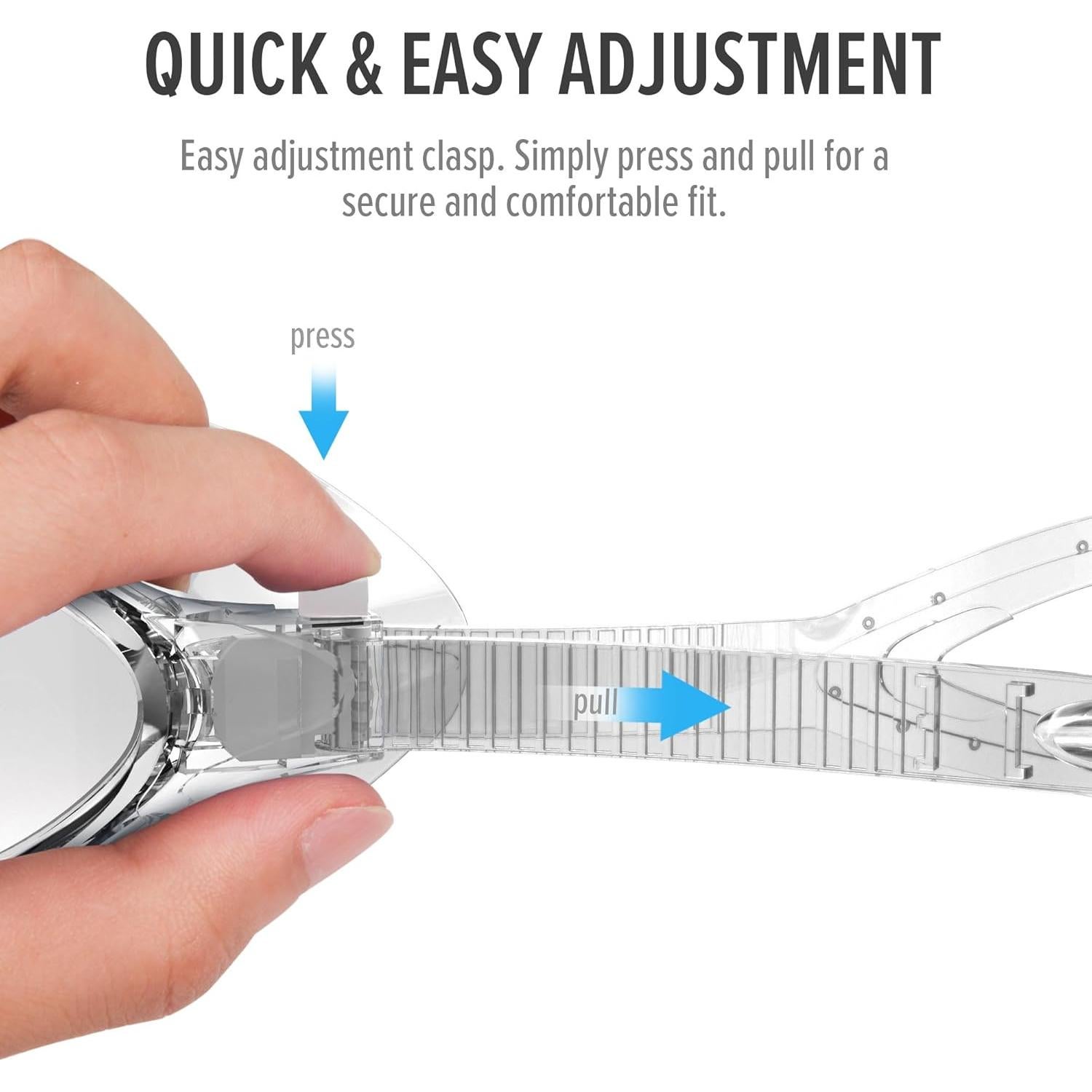 Máscara de Natación OutdoorMaster Manta - Antivaho y UV