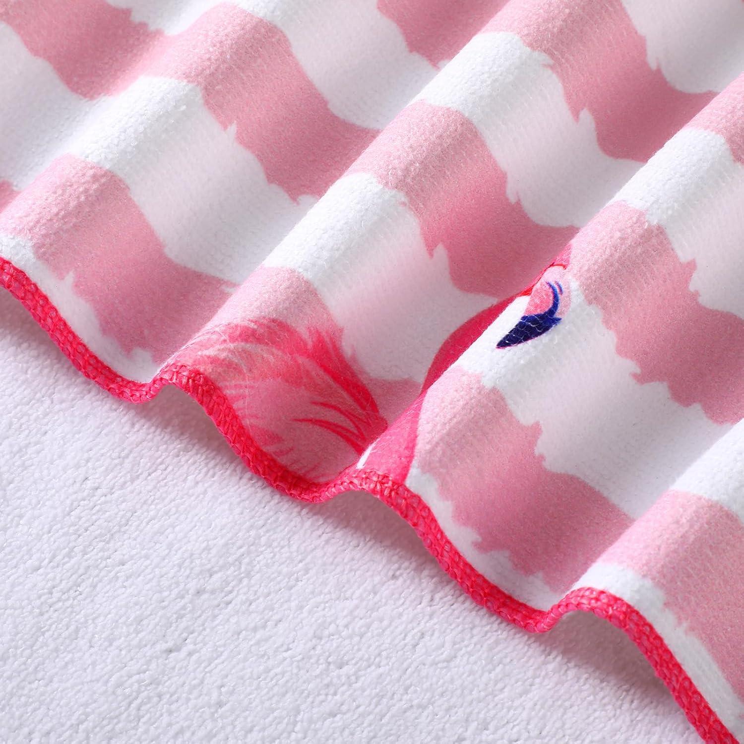 Toallas de Playa Microfibra Yahenda 2 Piezas Flamenco 71x140 cm