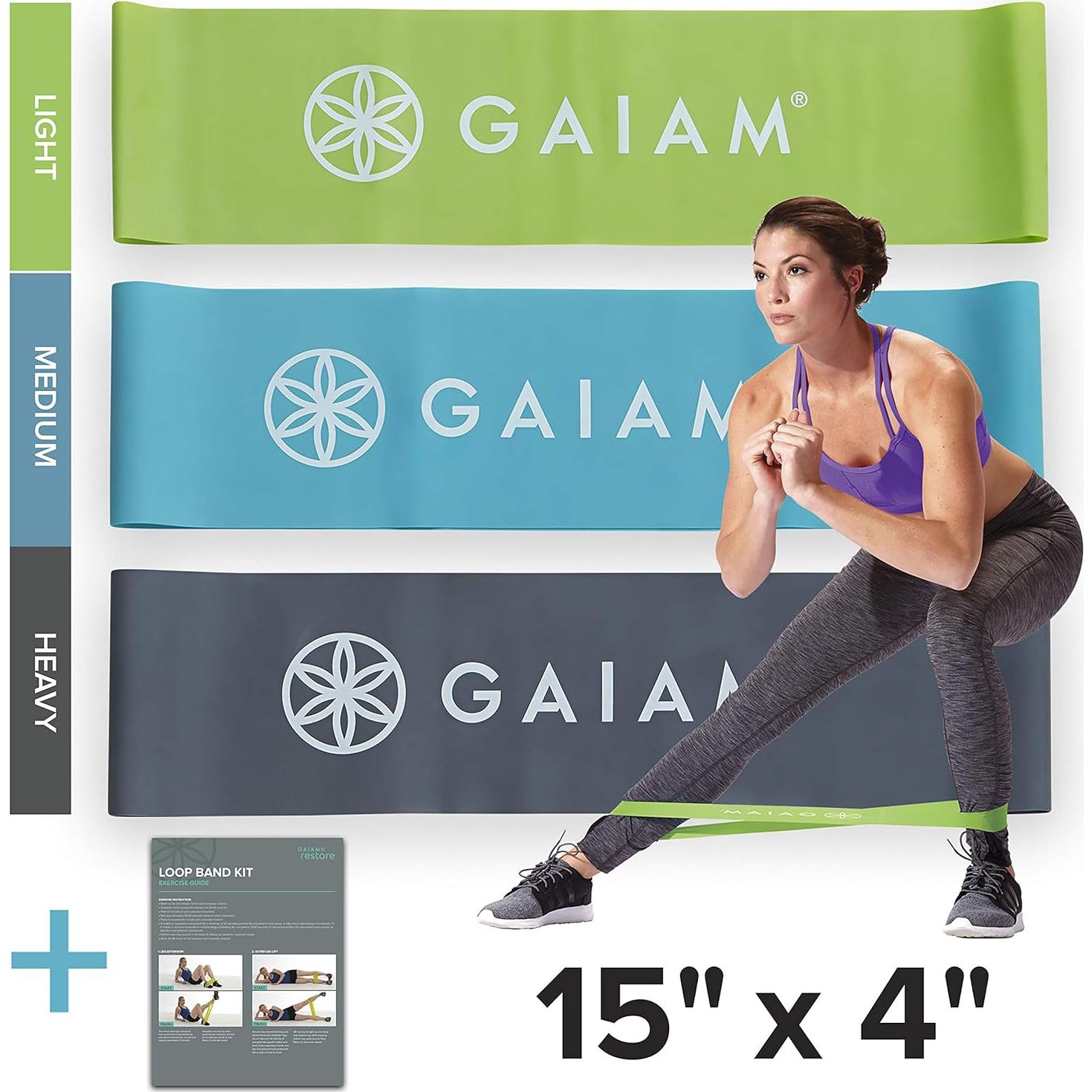 Kit de Bandas de Resistencia Gaiam Restore - 3 Niveles