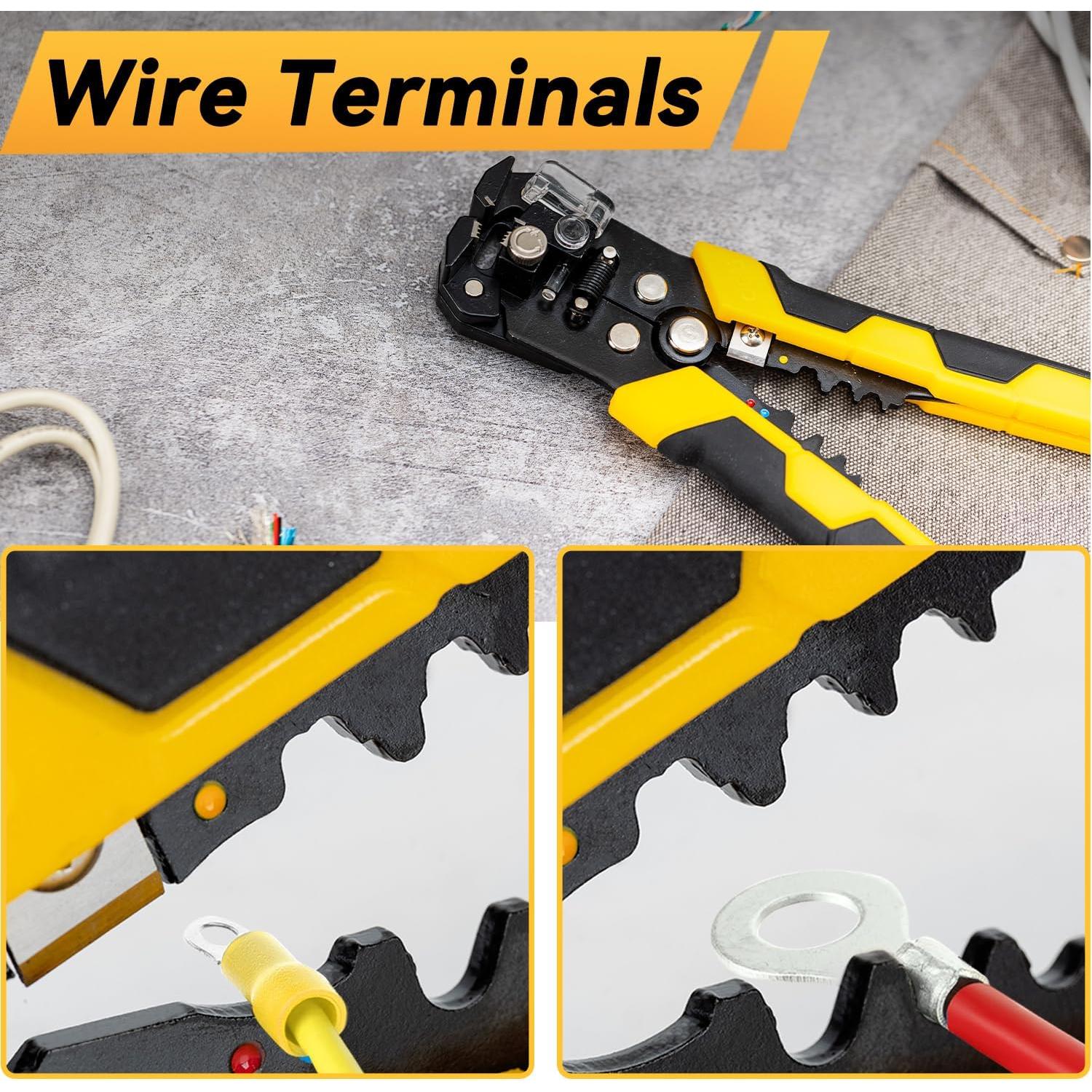 Pelacables Automático Deli 3 en 1 para Cables 10-24 AWG