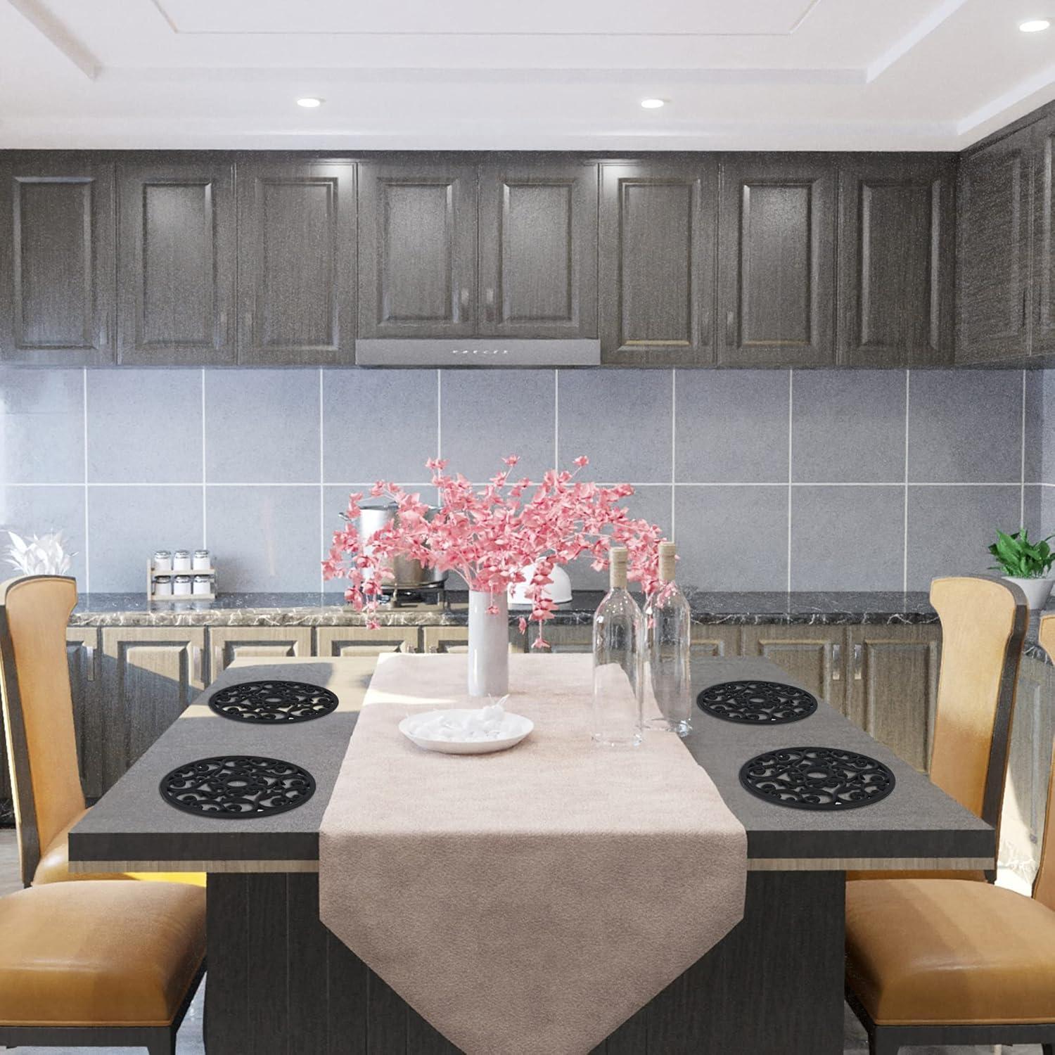 Trivetes de Silicona Smithcraft Set de 6 Antideslizantes 20x20cm