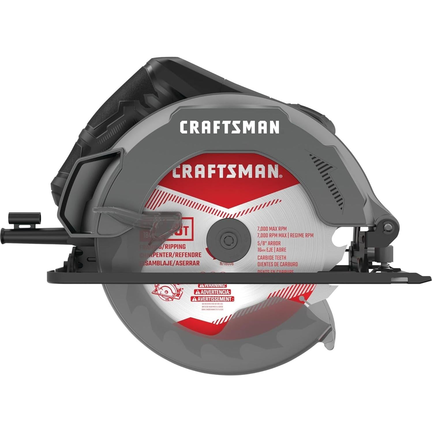Sierra Circular CRAFTSMAN CMES500 1500W 18 Dientes 18.42cm