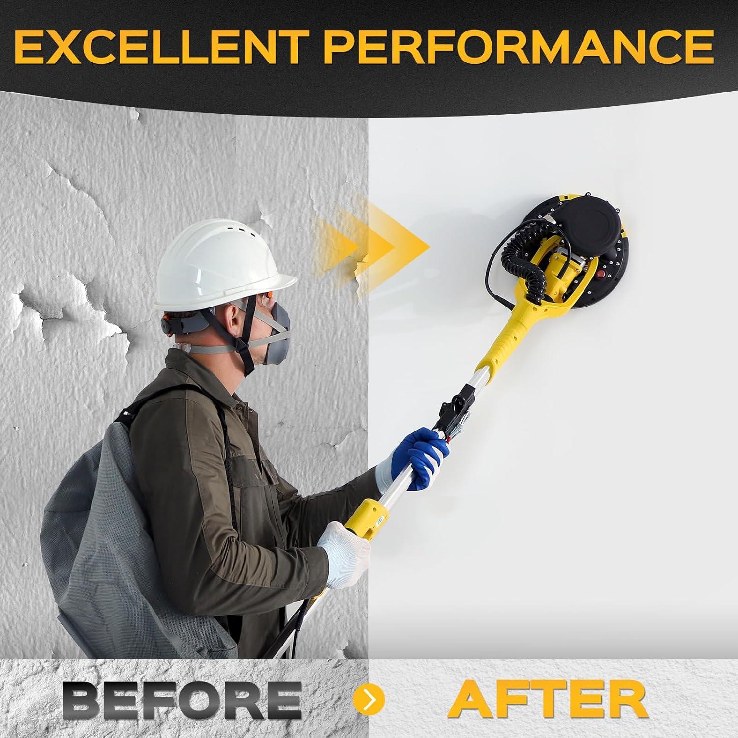 Lijadora Eléctrica de Drywall KUPERIA 8.5 Amp 800-1800 RPM