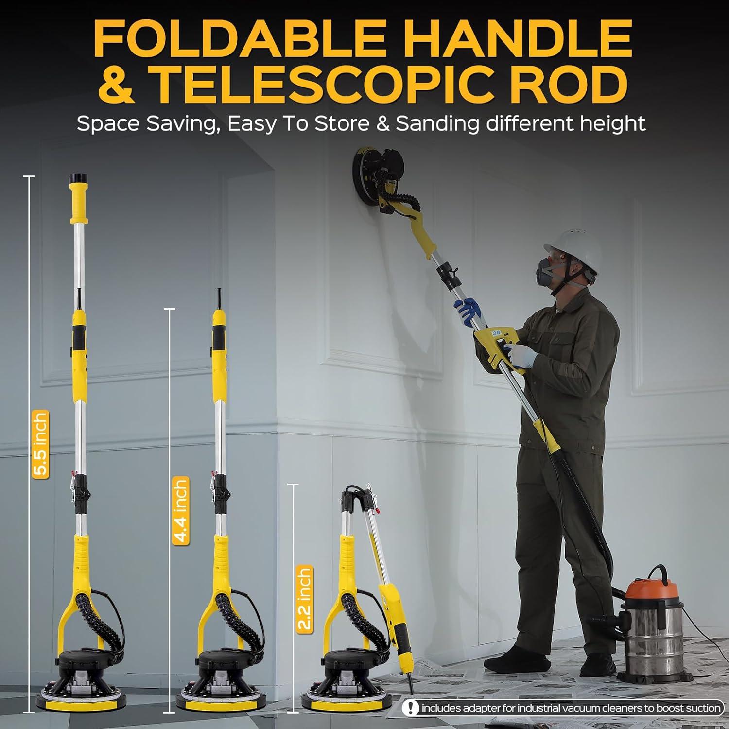 Lijadora Eléctrica de Drywall KUPERIA 8.5 Amp 800-1800 RPM