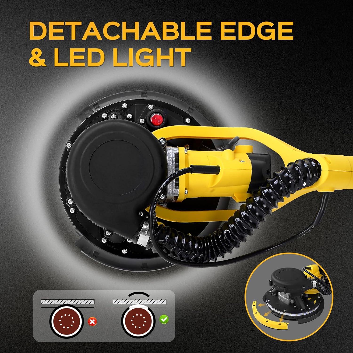 Lijadora Eléctrica de Drywall KUPERIA 8.5 Amp 800-1800 RPM