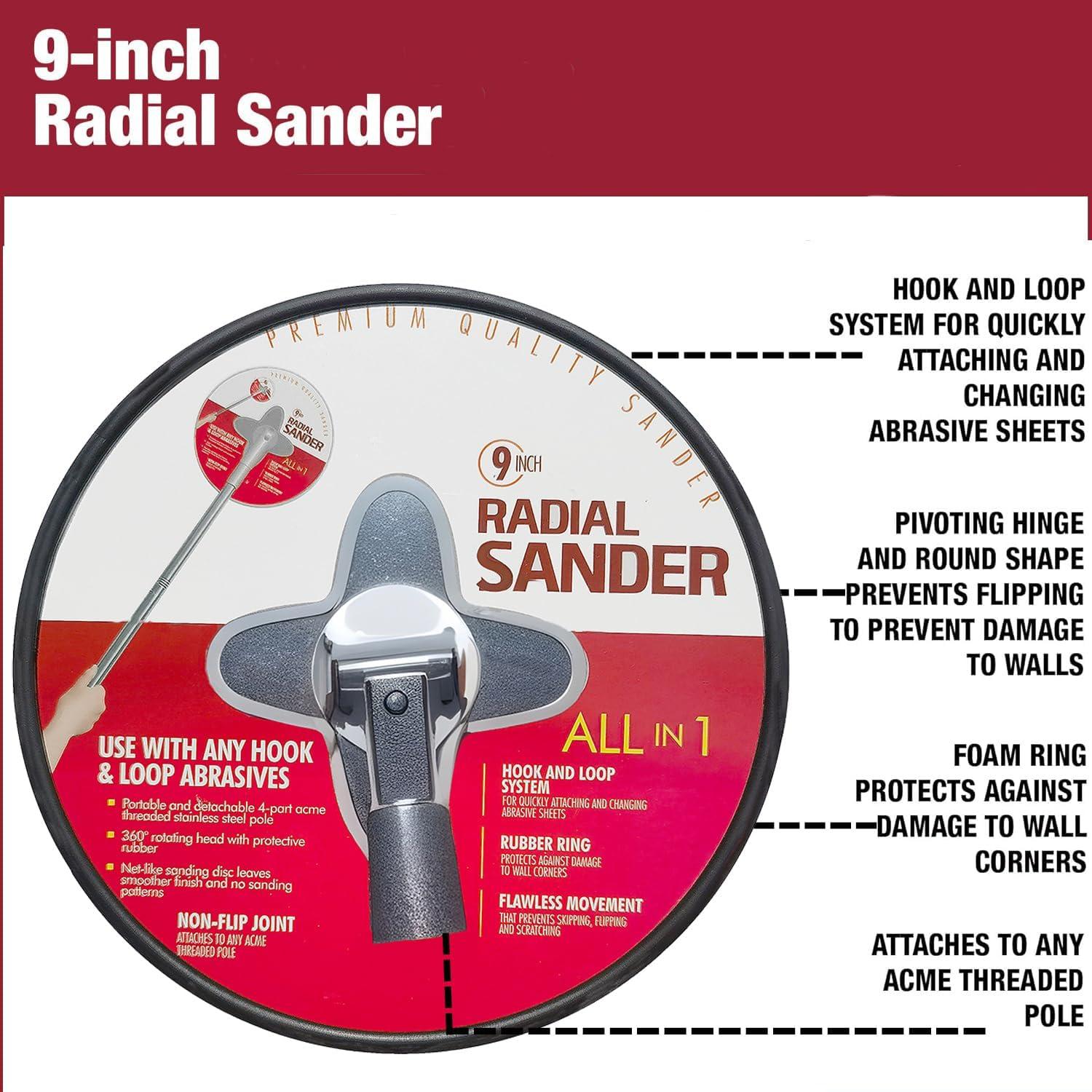 Lijadora de Yeso Manual Radial SACKORANGE 23 cm con Gancho