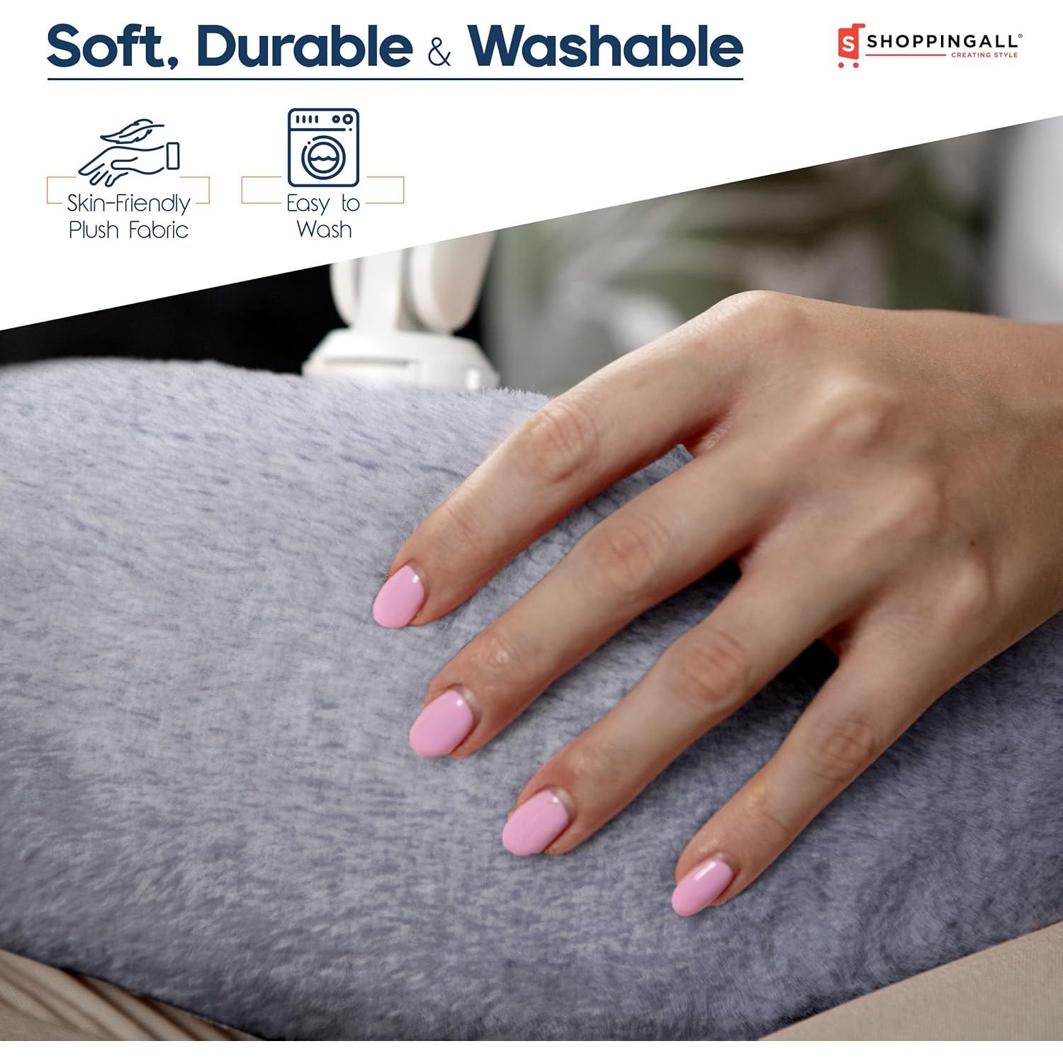 Soporte de Almohada 2-en-1 ShoppingAll para Tabletas 4.7-13" Gris