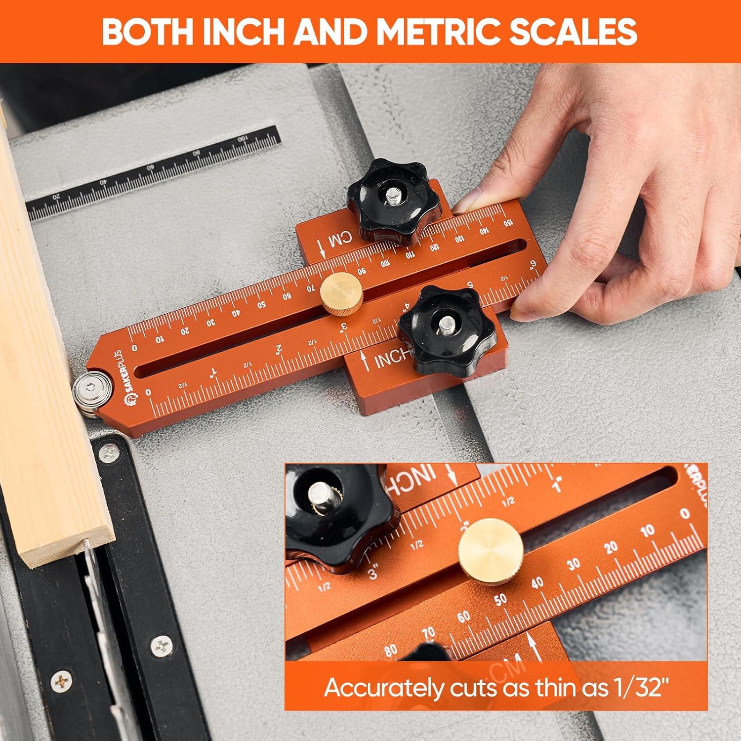 Guía de Sierra de Mesa SakerPlus FC-151 para Cortes Delgados