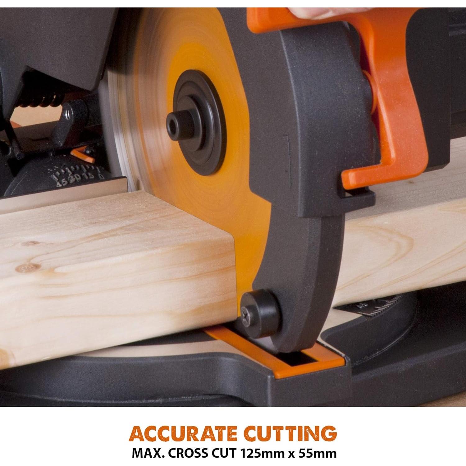 Sierra Ingletadora Compuesta Evolution R210CMS 1200W Multi-Material