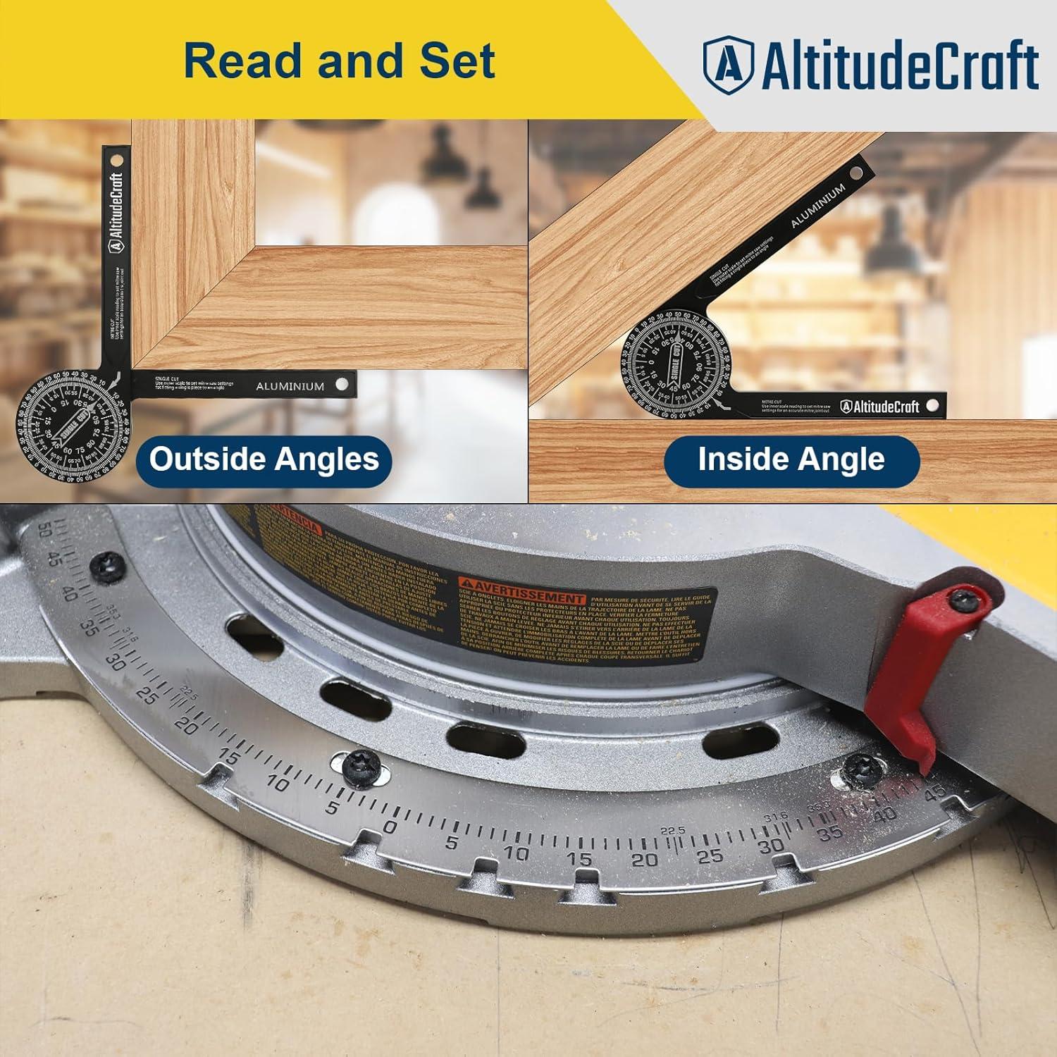 Juego de Paradas de Corona y Transportador de Inglete AltitudeCraft
