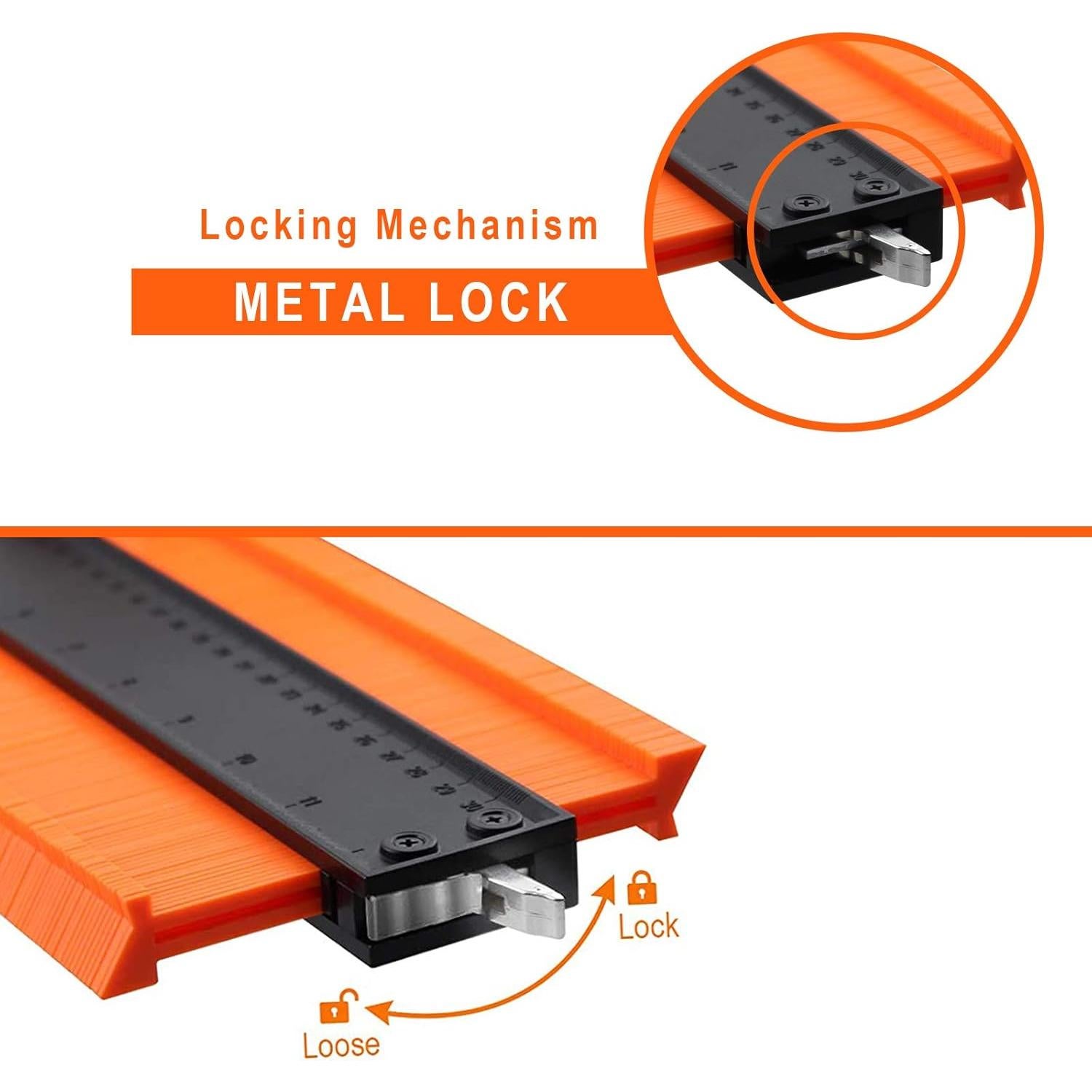 Duplicador de Contornos Feeke 12+5 Pulgadas con Bloqueo