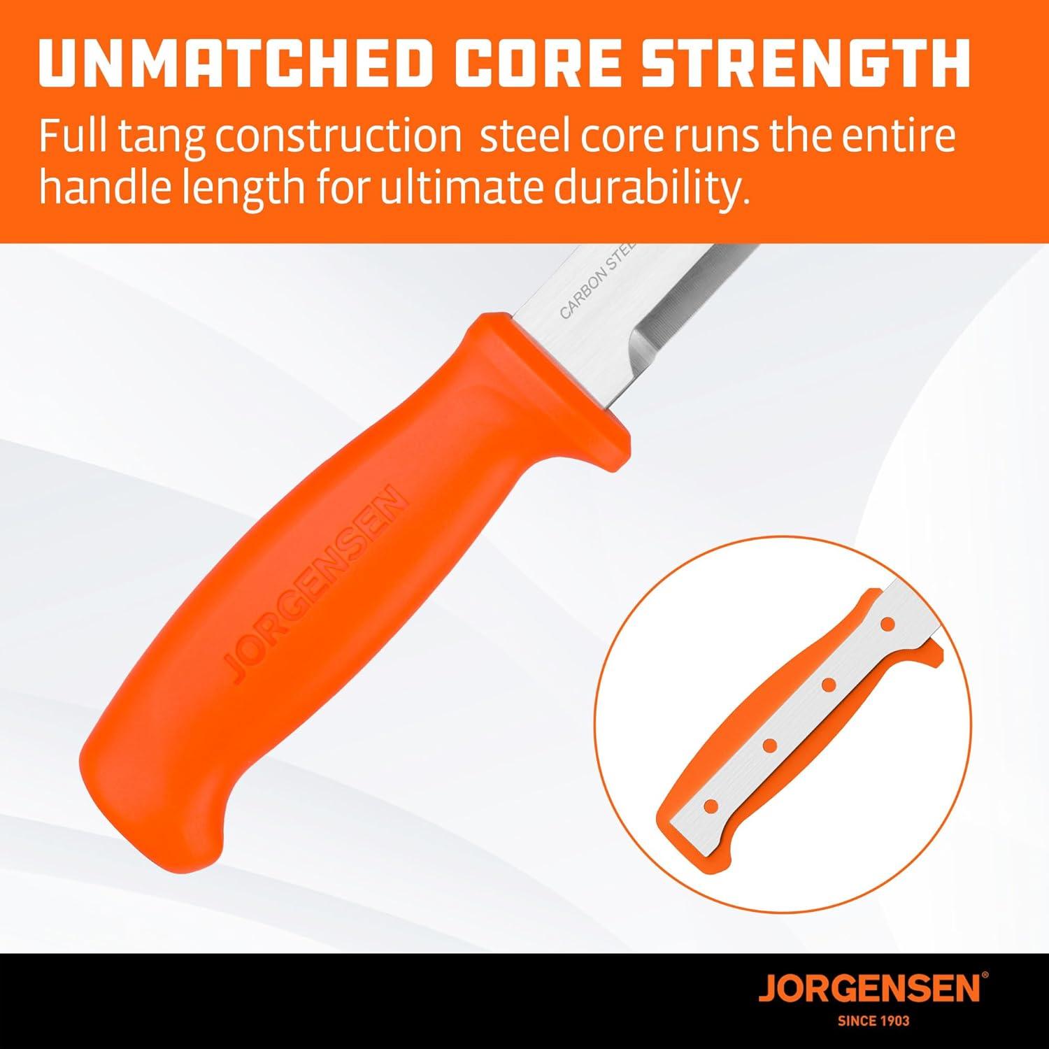 Cuchillo de Cincel Jorgensen 70451AE con Funda, Acero SK5