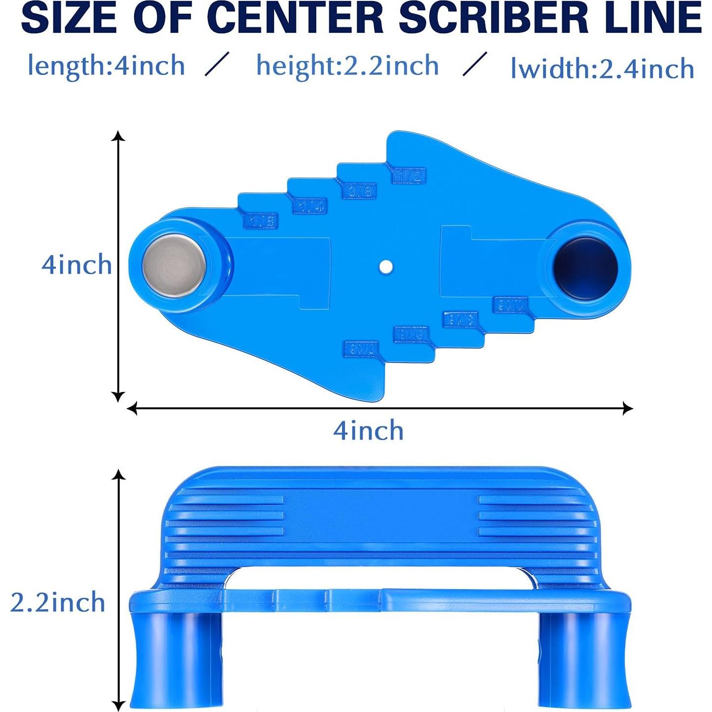 4 Piezas Herramienta de Marcado Central Frienda 102x57mm
