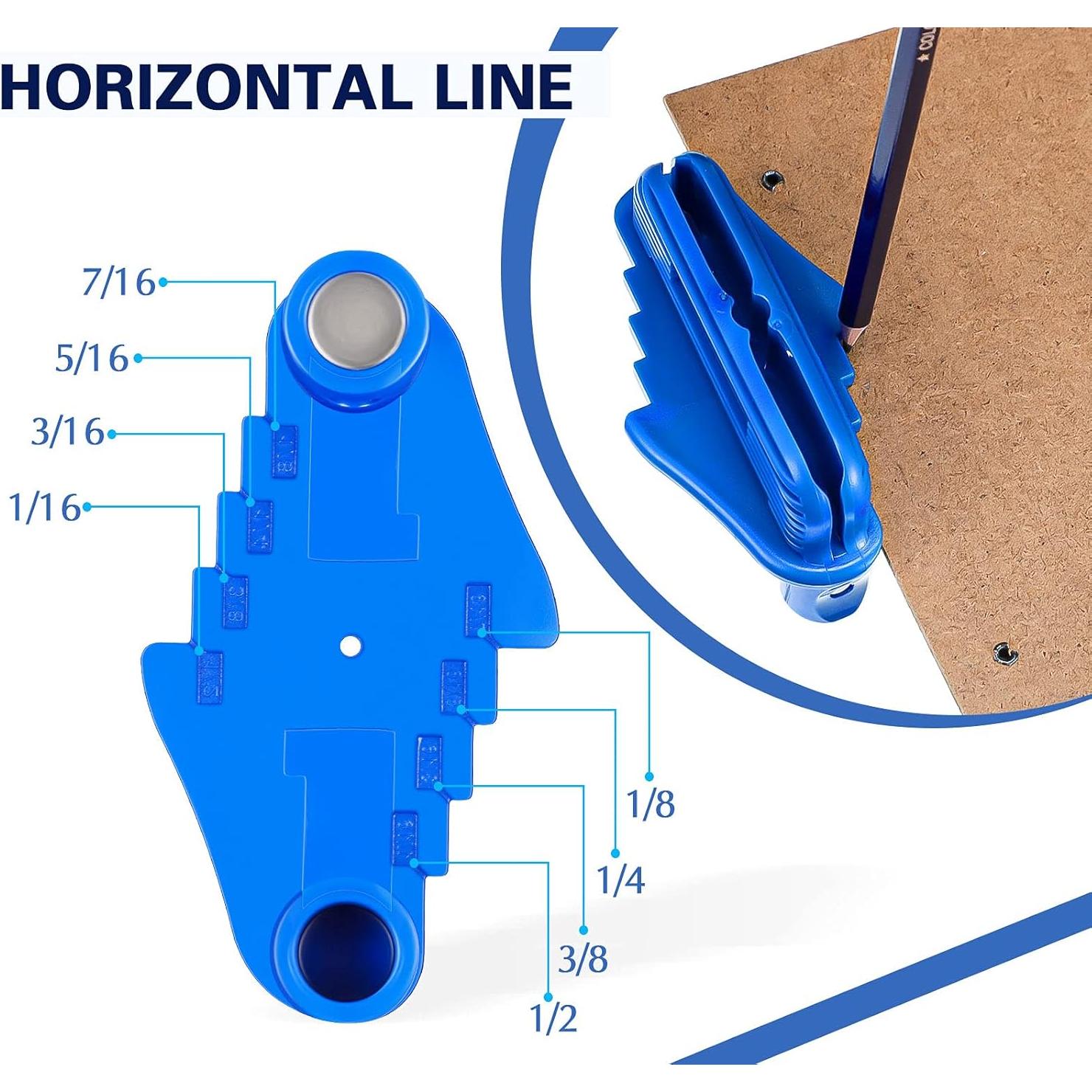 4 Piezas Herramienta de Marcado Central Frienda 102x57mm