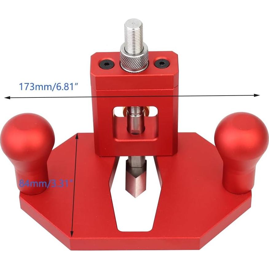 Planeador Router Manual JCFANTS Rojo Ajustable 30mm
