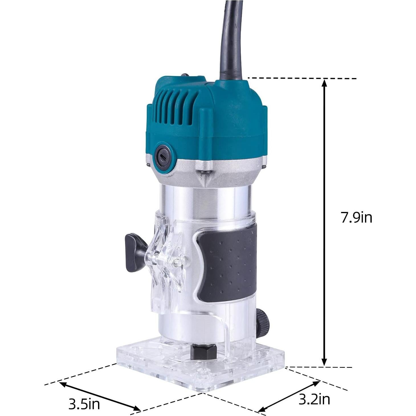 Fresadora de Madera AKYPACH 800W 30000RPM Azul