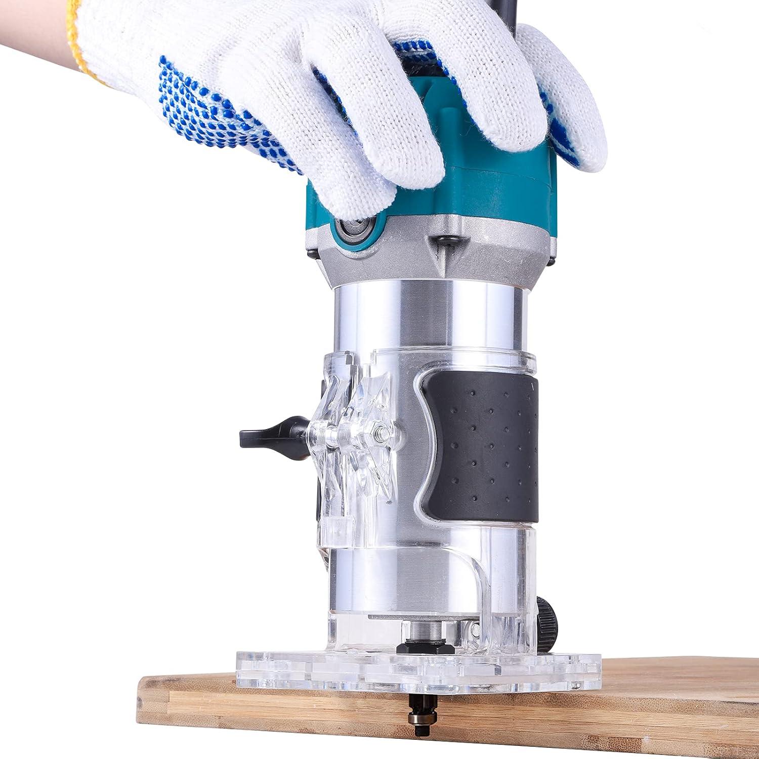 Fresadora de Madera AKYPACH 800W 30000RPM Azul