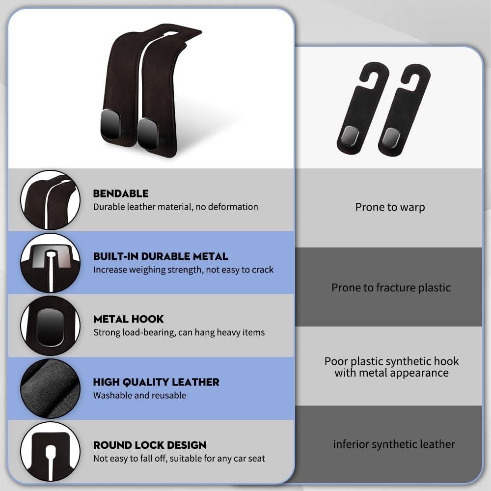 Gancho para bolso de coche NHHEO - Universal Negro