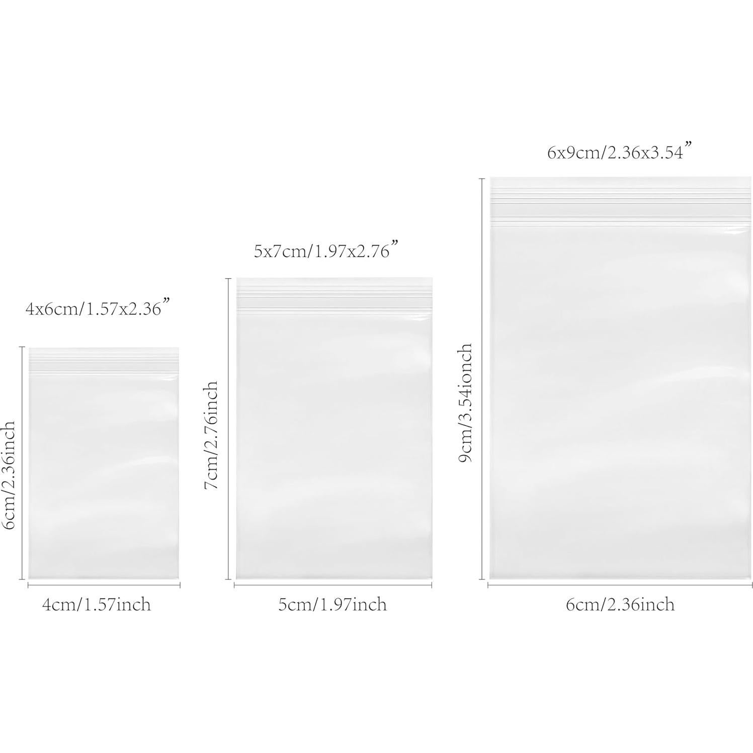 300 Bolsas de Pastillas Reutilizables MZRoyal 4.7 mil 3 Tamaños