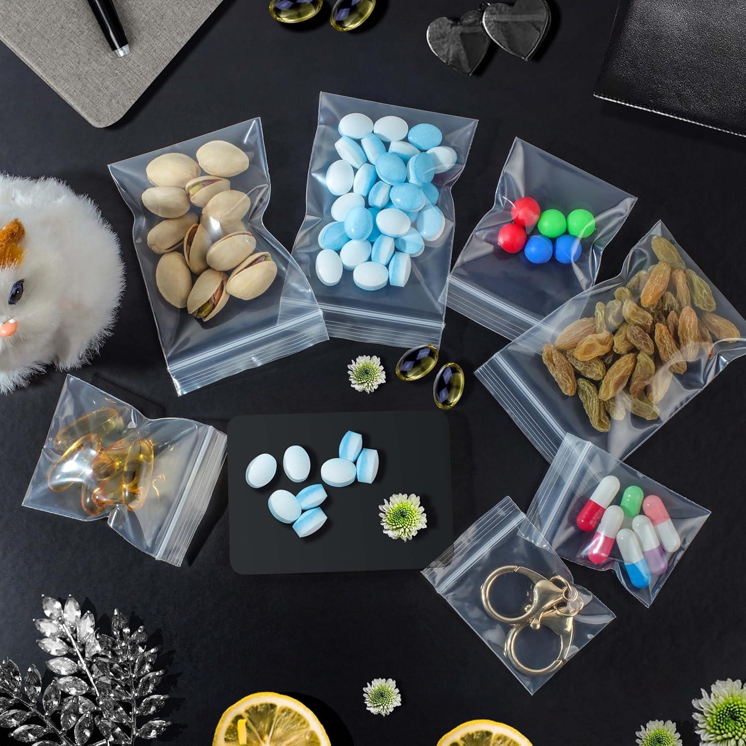 300 Bolsas de Pastillas Reutilizables MZRoyal 4.7 mil 3 Tamaños