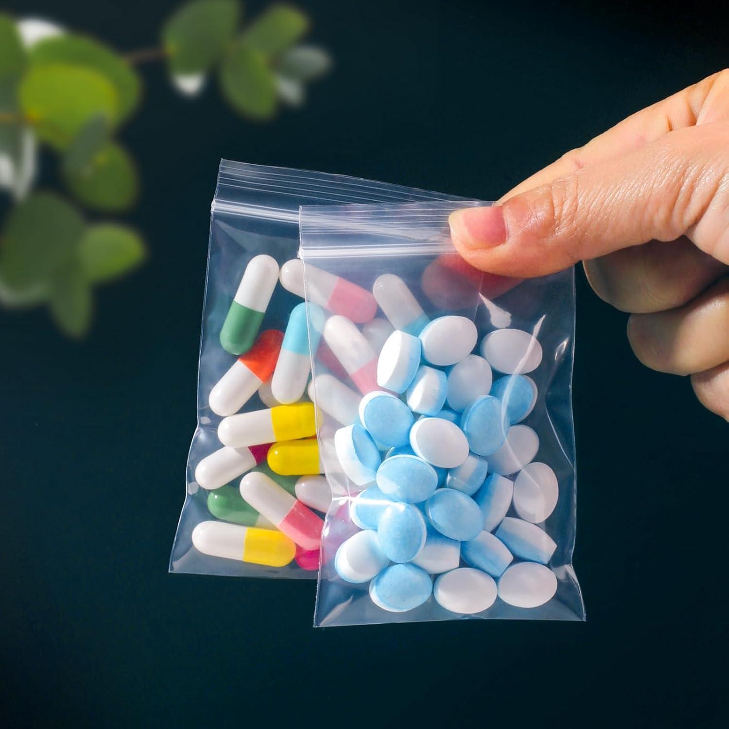 300 Bolsas de Pastillas Reutilizables MZRoyal 4.7 mil 3 Tamaños