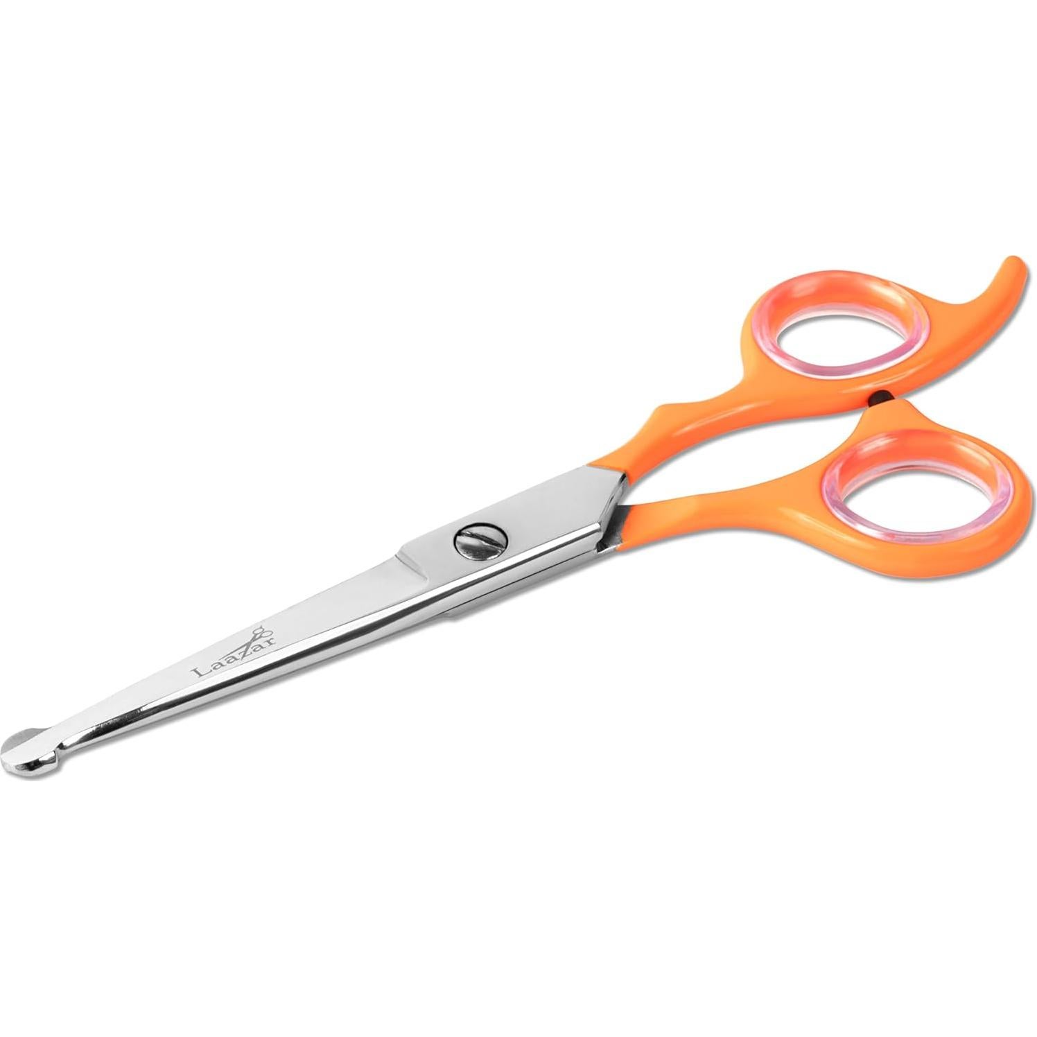 Tijeras para Perros Laazar Redondeadas Acero Inoxidable 7.6 cm