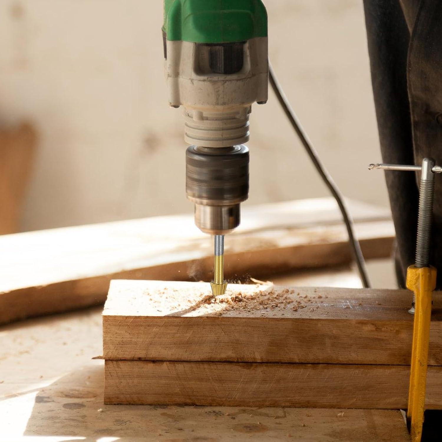 Juego de Puntas de Tallado HSS 10 Piezas 3mm para Carpintería