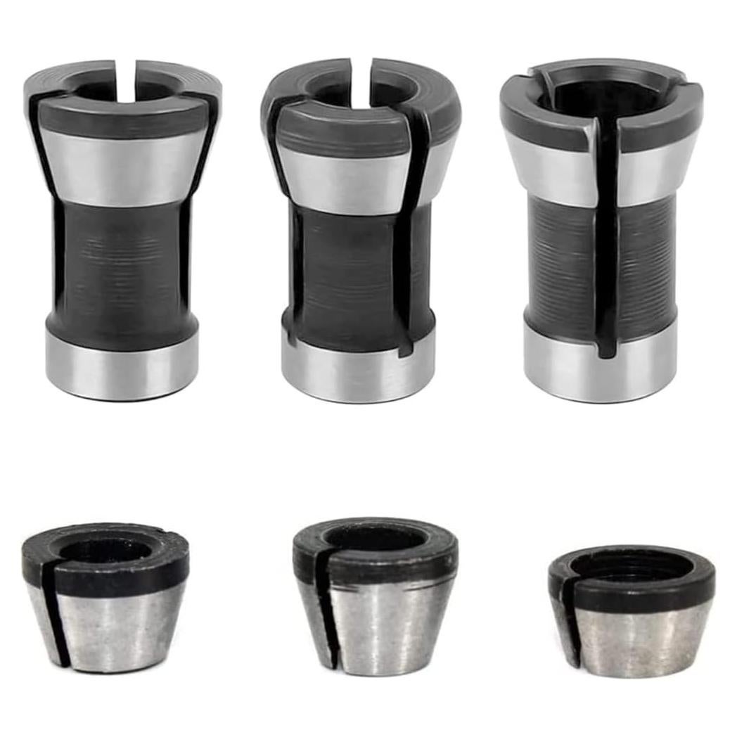 Adaptador de Colet de Router SeonFook 6 Pcs 6mm 8mm