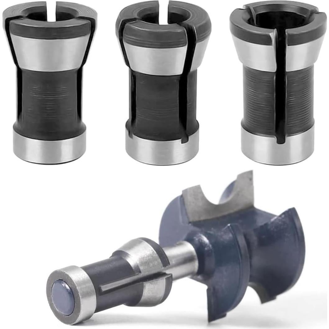 Adaptador de Colet de Router SeonFook 6 Pcs 6mm 8mm