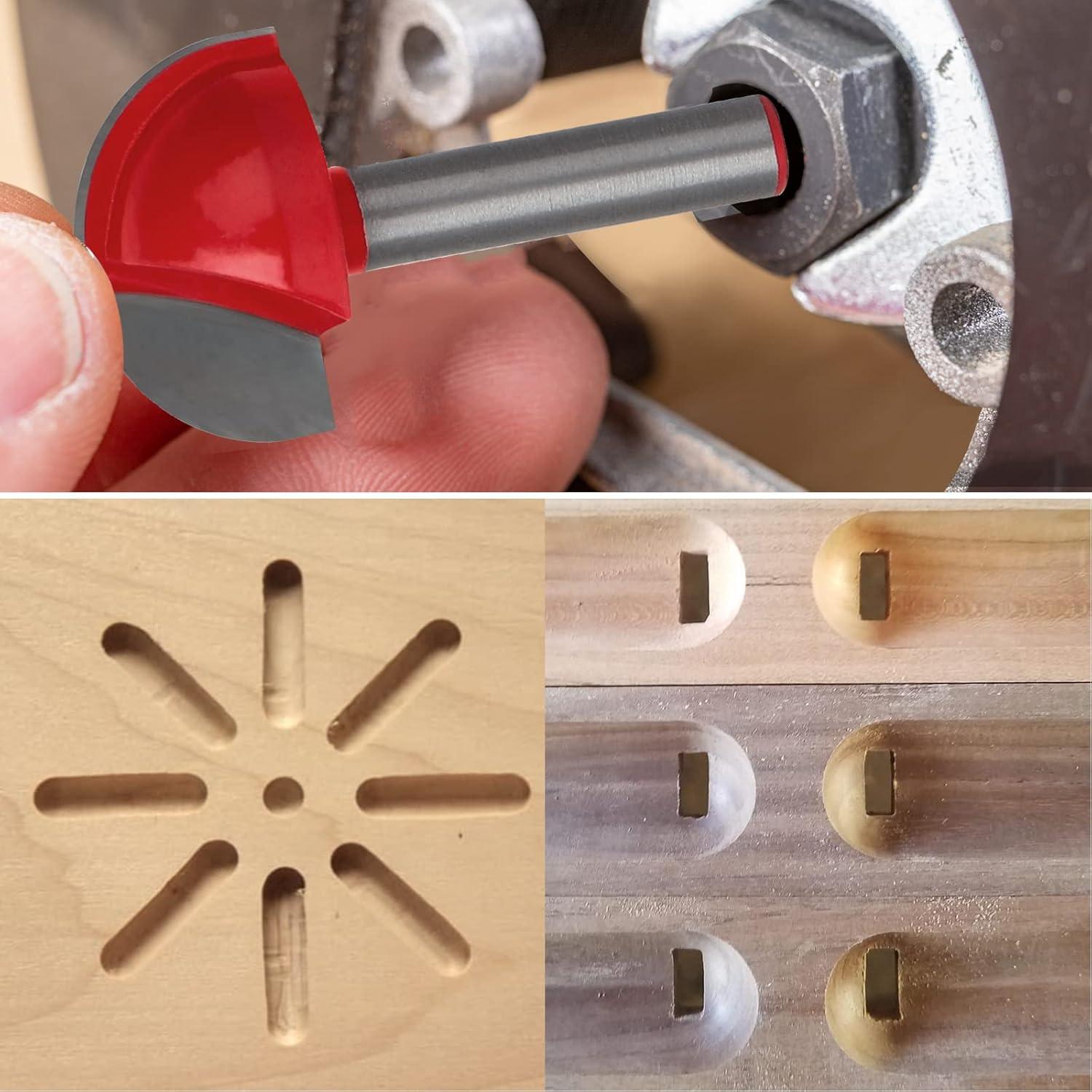 Juego de Brocas de Caja Cove Jeonan 8 Piezas 1/4" y 1/2"