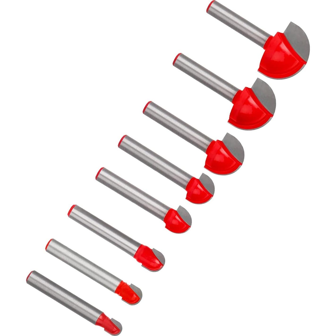 Juego de Brocas de Caja Cove Jeonan 8 Piezas 1/4" y 1/2"