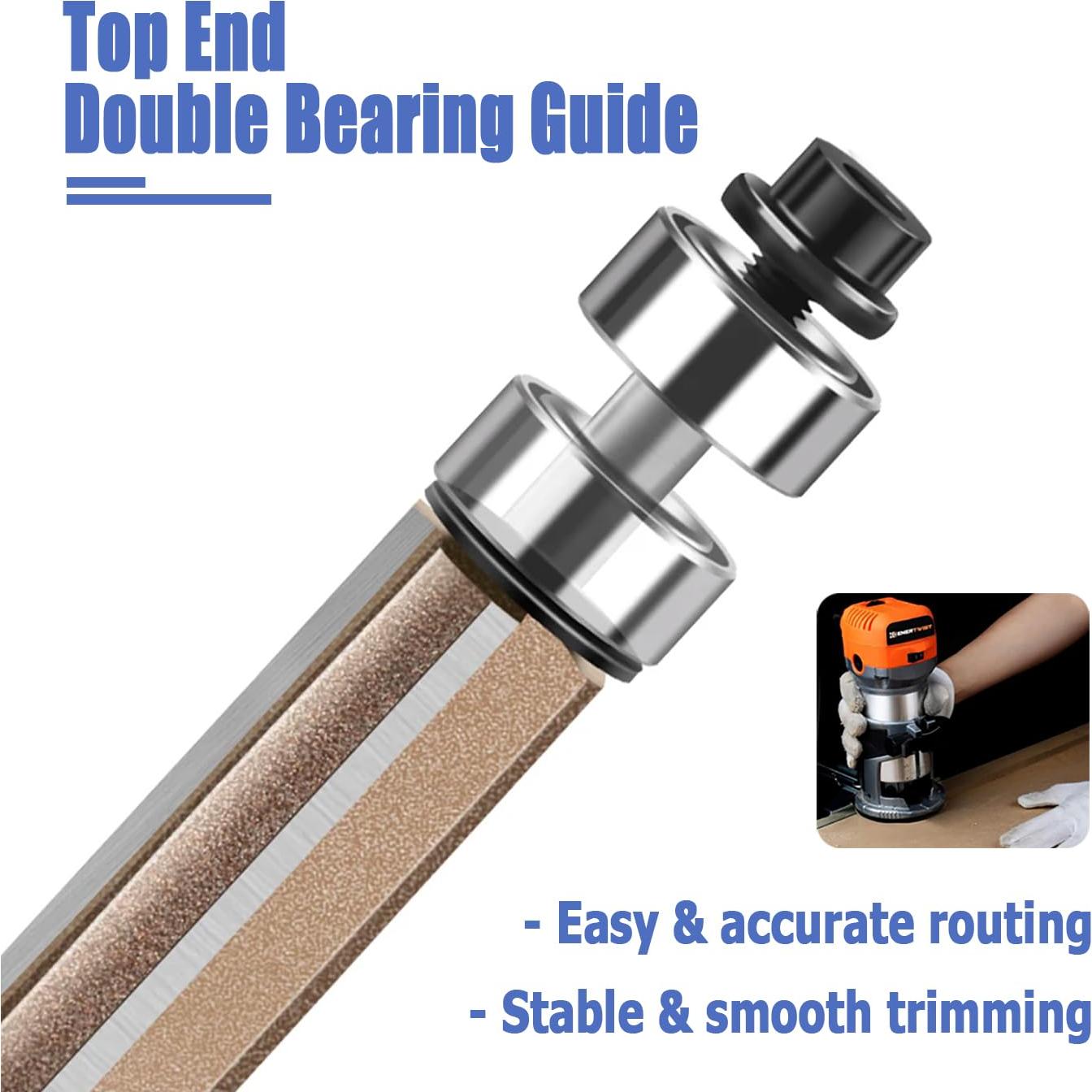 Juego de Brocas de Afilado Mesee 4 Pcs 6.35-12.7 mm Carburo