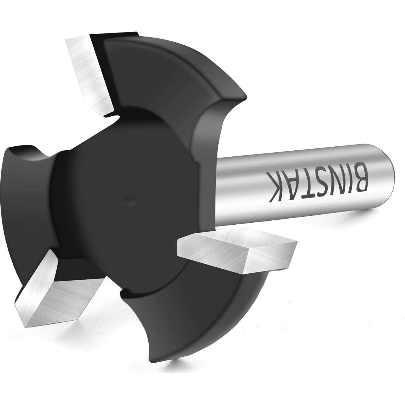 Fresa CNC Aplanadora BINSTAK 1/4" Shank 32mm Diámetro