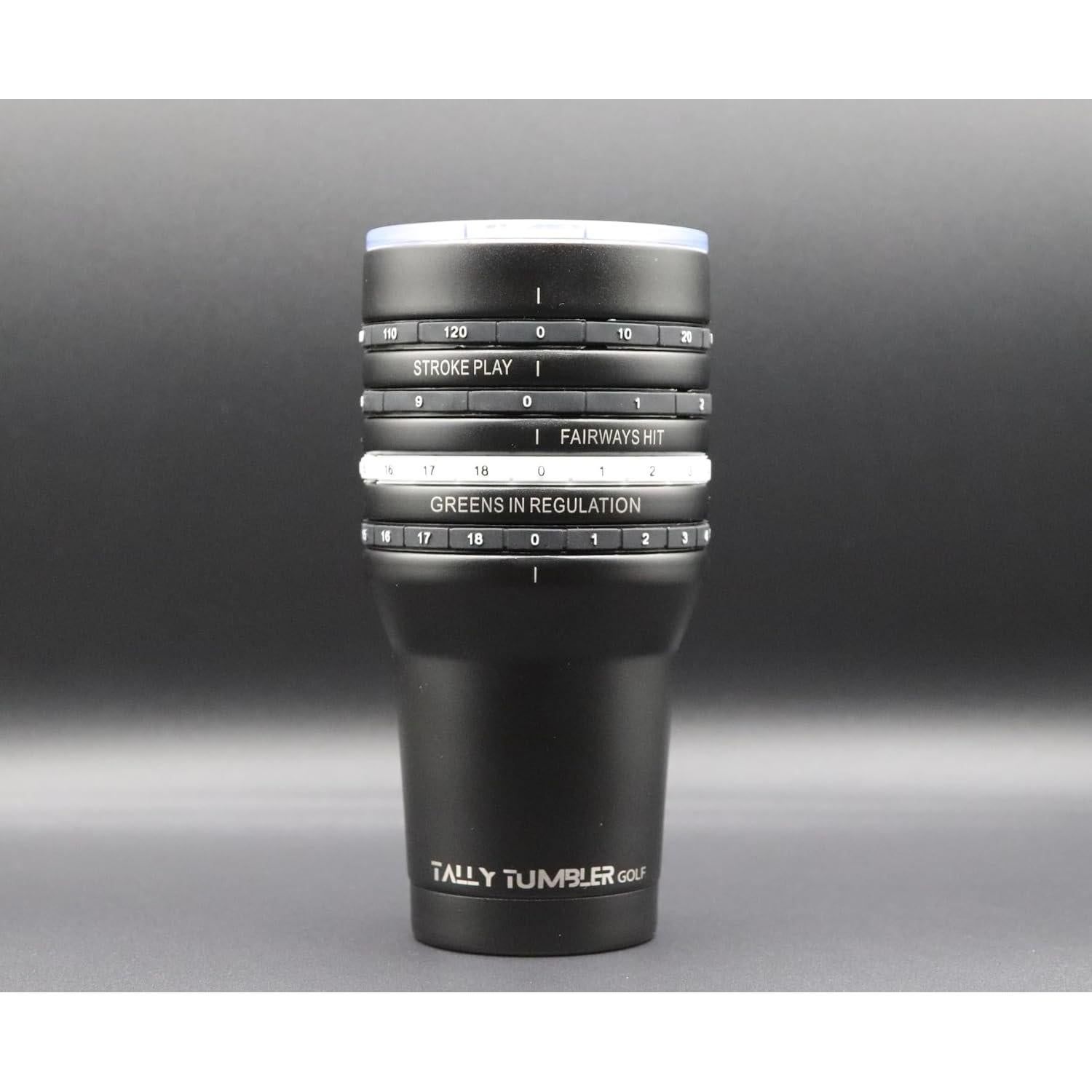 Tally Tumbler 30 Oz Negro Birdie Acero Inoxidable Aislado