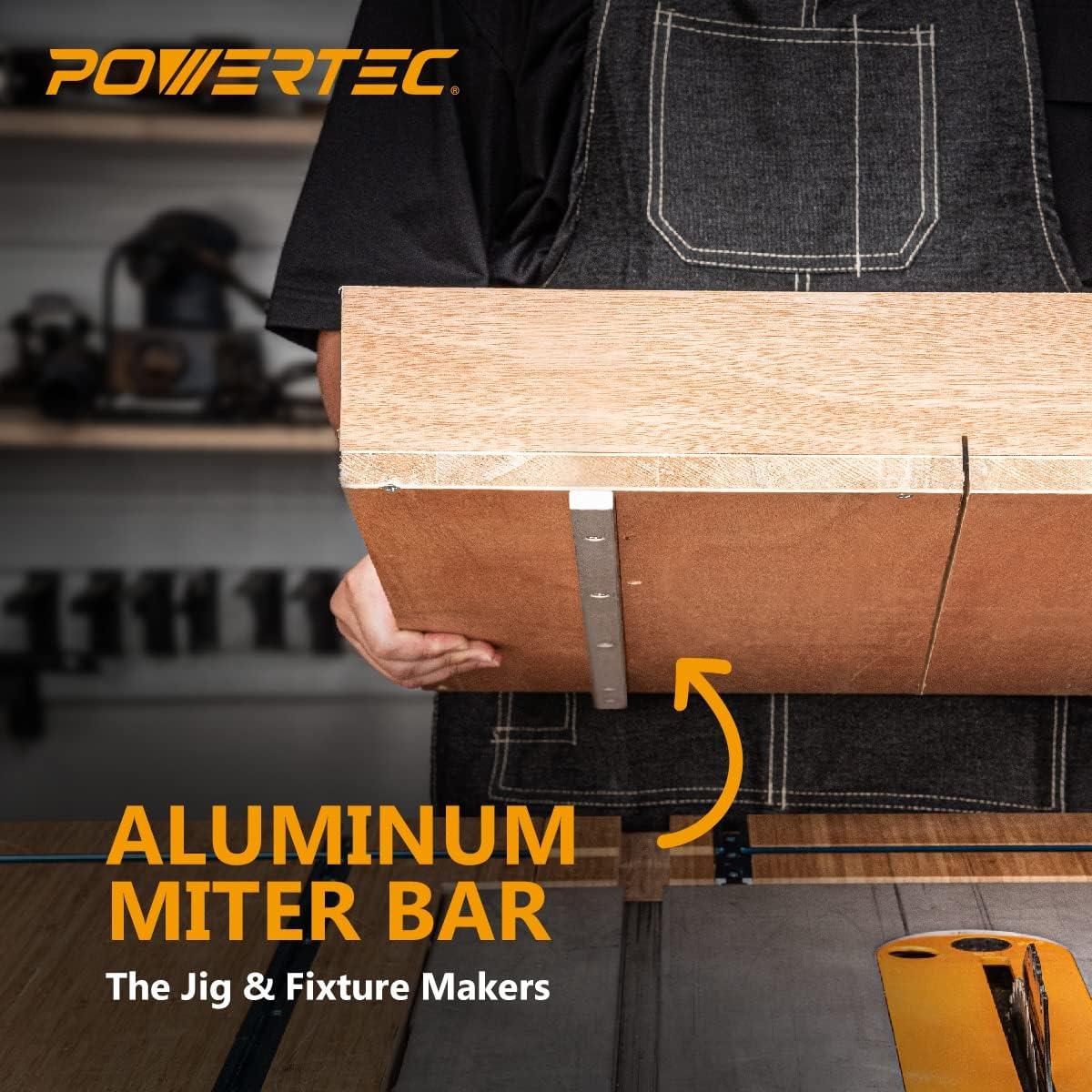 Barra de Corte Cruzado POWERTEC 91.44 cm Aluminio 2PK