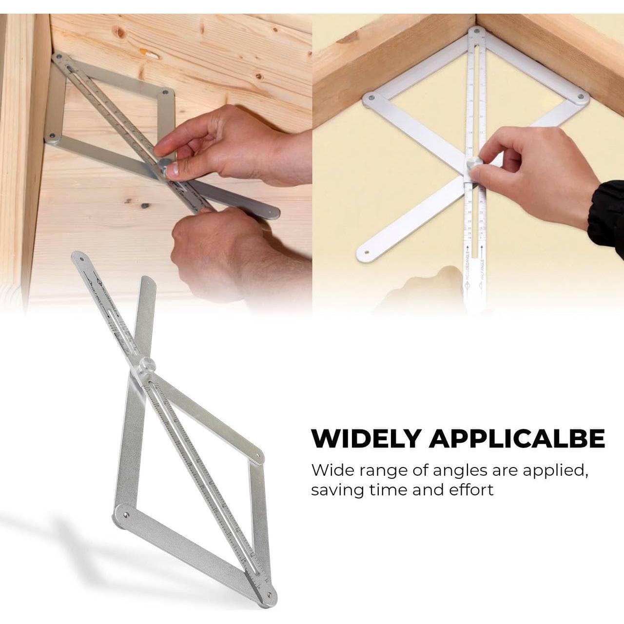 Transportador de Ingletes Digital KH866 - Medidor de Ángulo de Aluminio