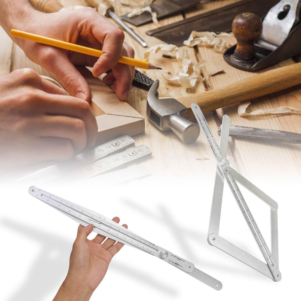 Transportador de Ingletes Digital KH866 - Medidor de Ángulo de Aluminio