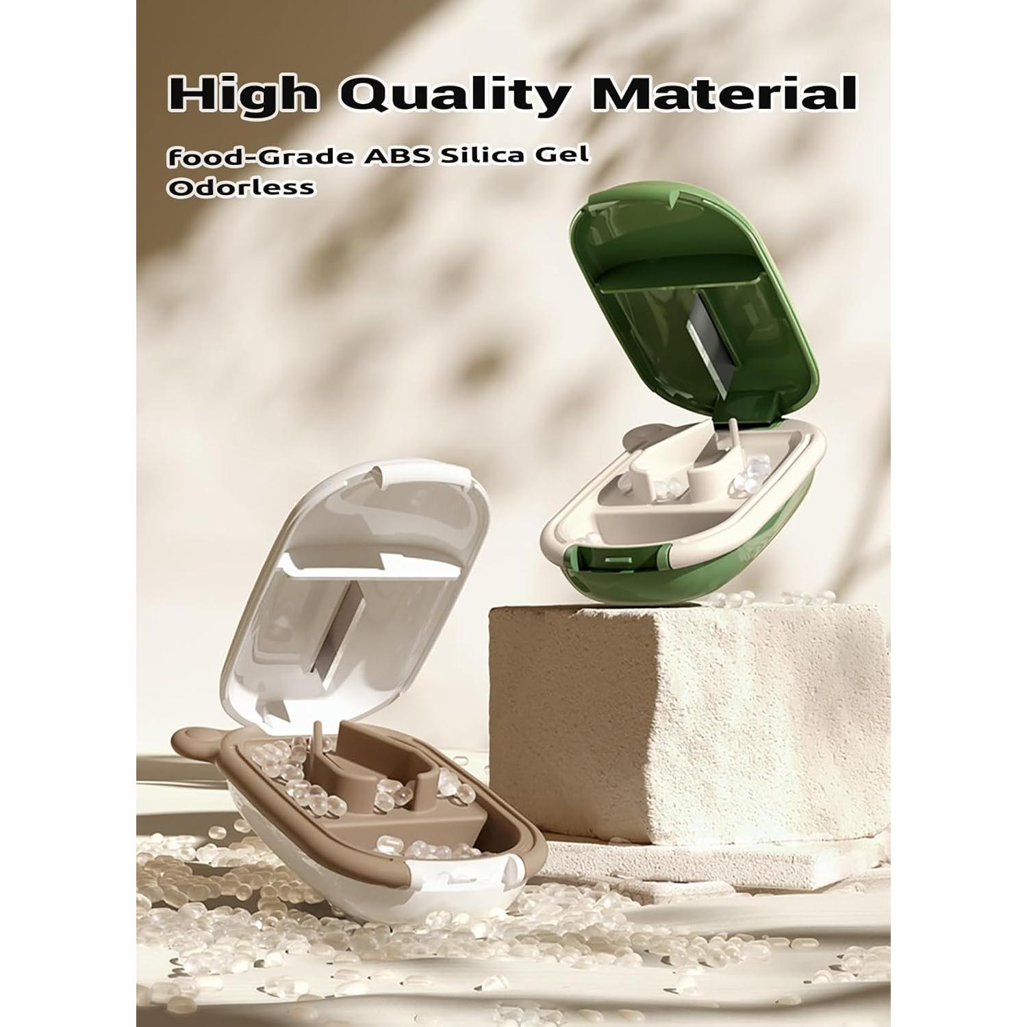 Cortador de Pastillas 2 en 1 MURRI&MURRDI, Organizador Portátil