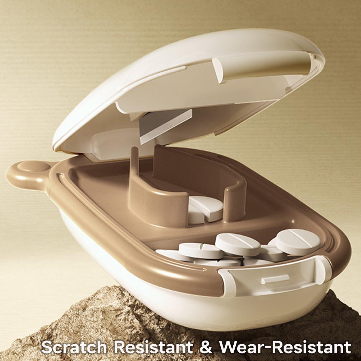 Cortador de Pastillas 2 en 1 MURRI&MURRDI, Organizador Portátil