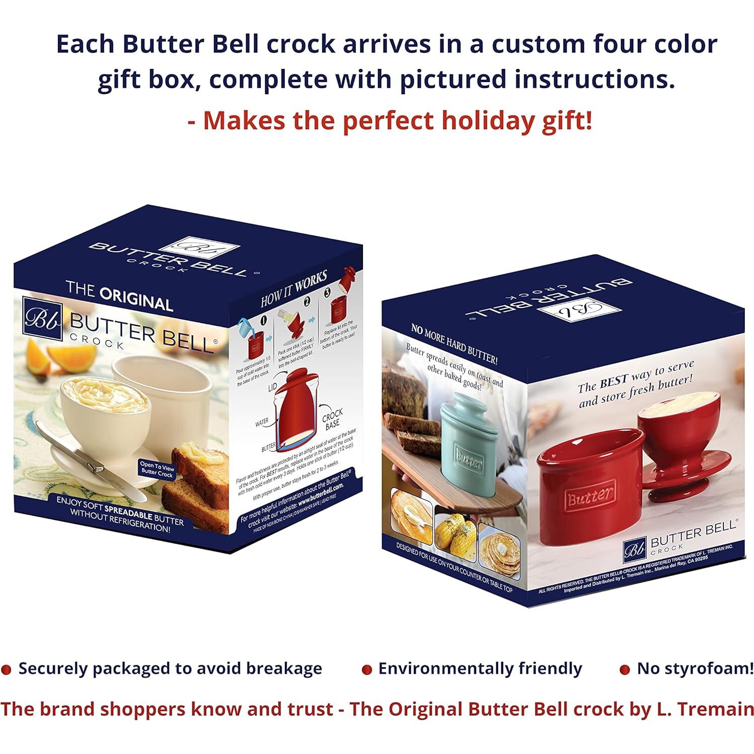 Butter Bell Crock L. Tremain Marfil Mate 125g Cerámica