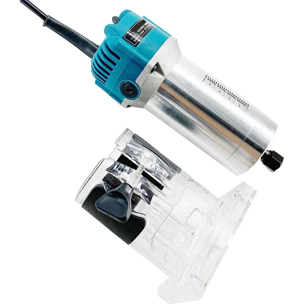 Router Eléctrico Cozyel 800W 110V para Carpintería Azul