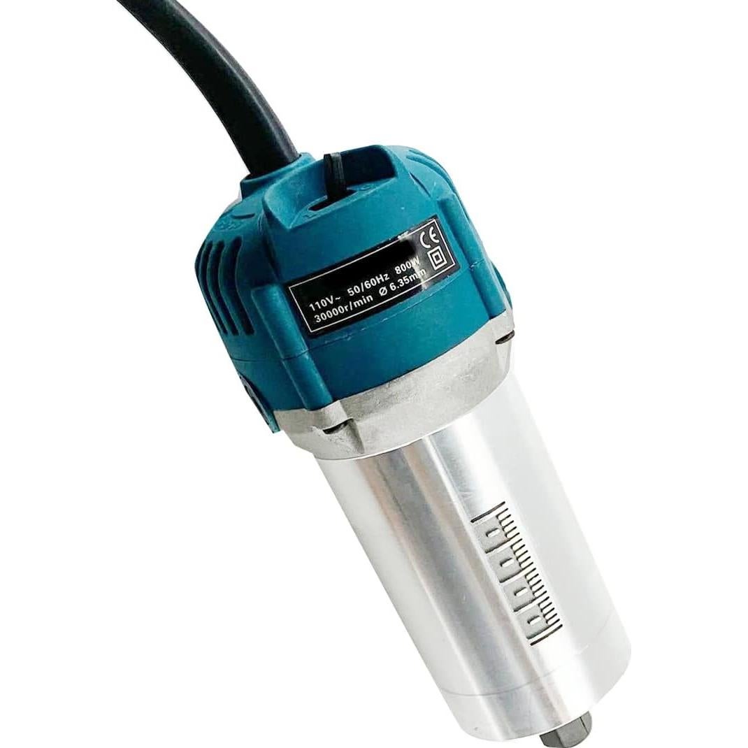 Router Eléctrico Cozyel 800W 110V para Carpintería Azul