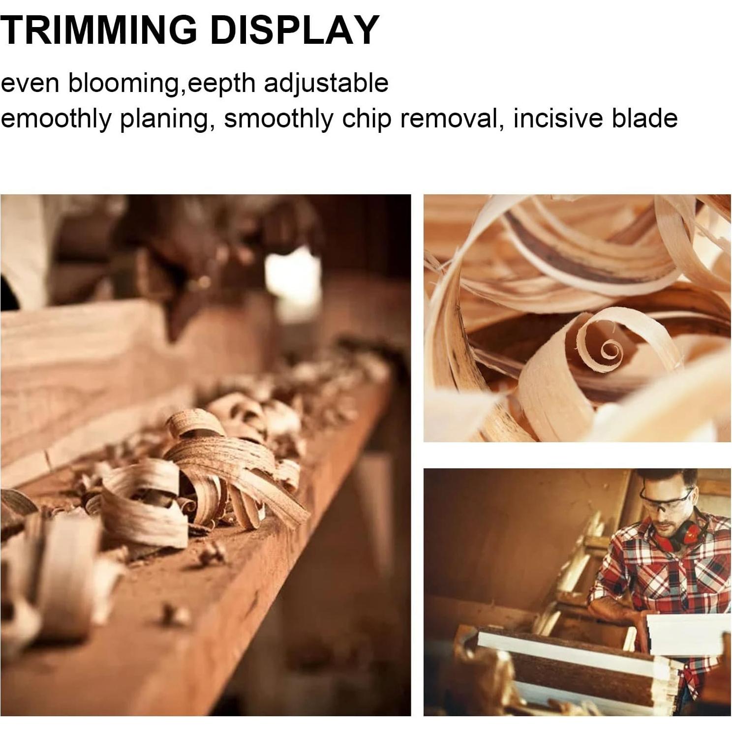 Mini Planeador de Mano TOPINCN de Acero al Carbono 0.65kg