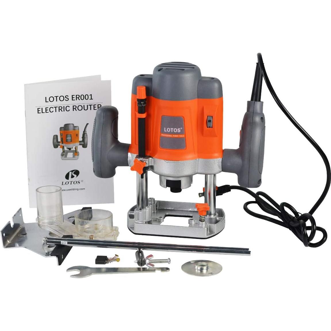 Router Eléctrico de Inmersión LOTOS ER001 1.2 kW 30000 RPM