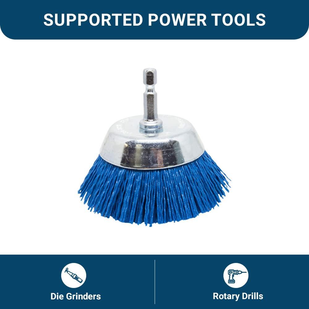 Cepillo de Alambre Abrasivo de Nylon 63mm Benchmark Abrasives