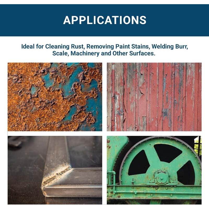 Cepillo de Alambre 25cm Benchmark Abrasives con Mango de Madera