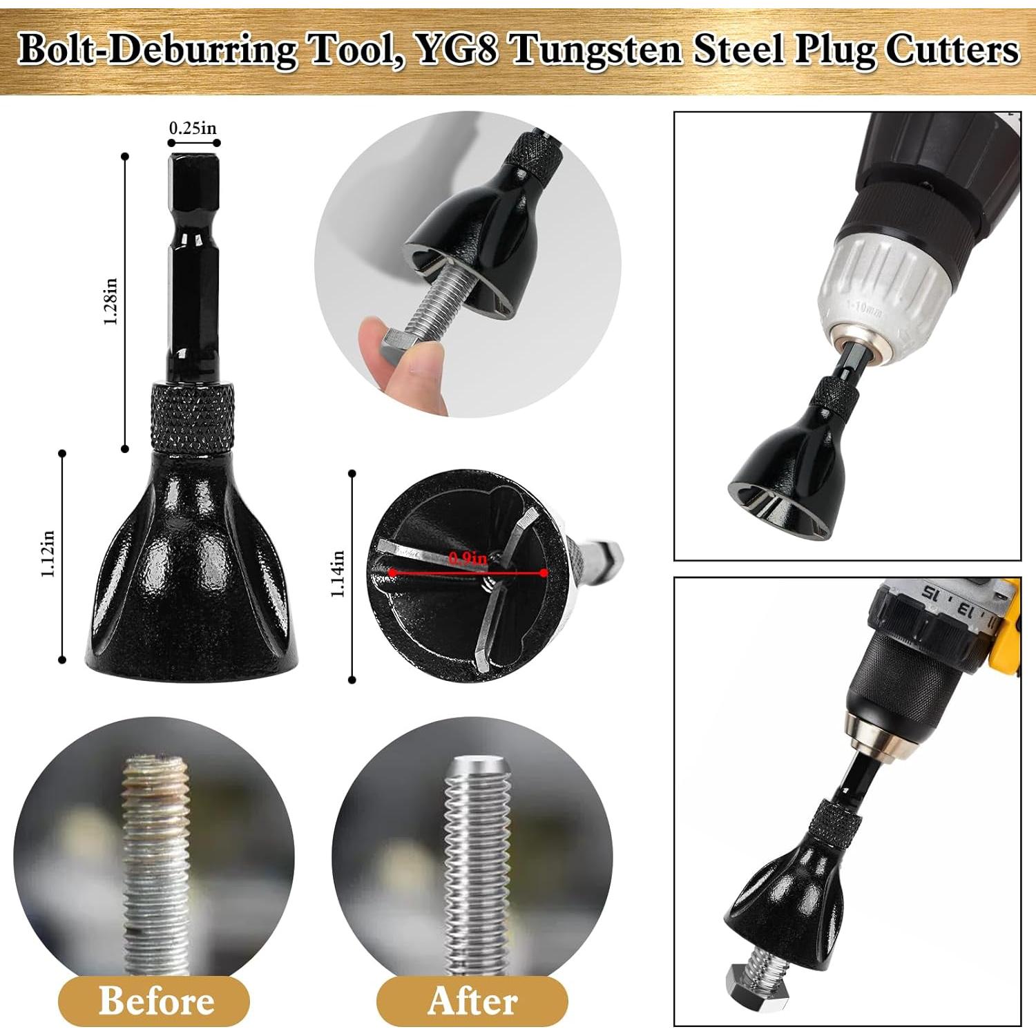 Juego de Herramientas de Perforación LAMPTOP 39 Piezas para Carpintería